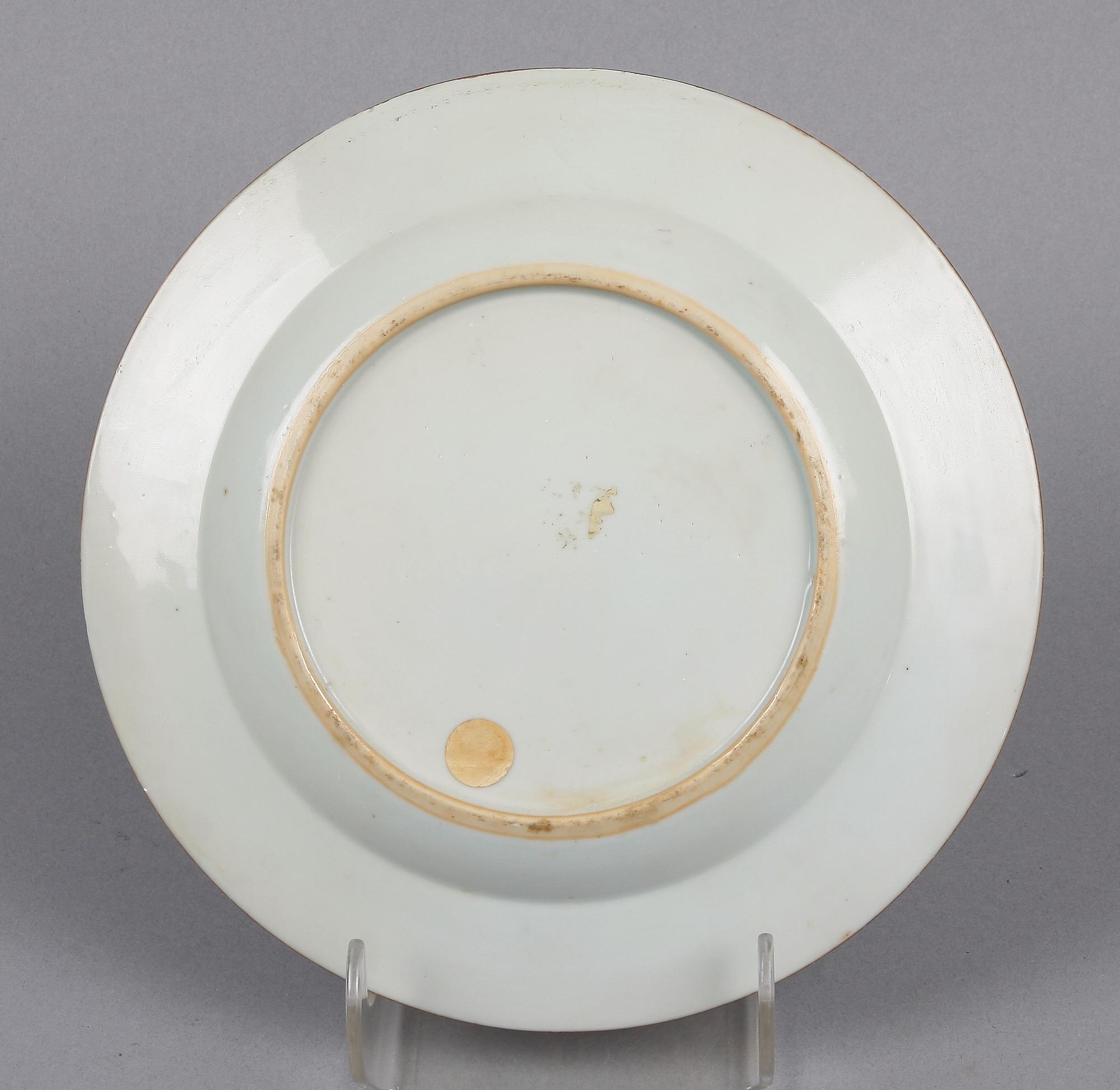 TALLRIK, porslin, Kina, Qianlong, 1700-tal.