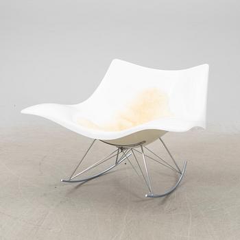 Thomas Pedersen, rocking chair, 'Stingray', Fredericia Furniture, model designed in 2002.
