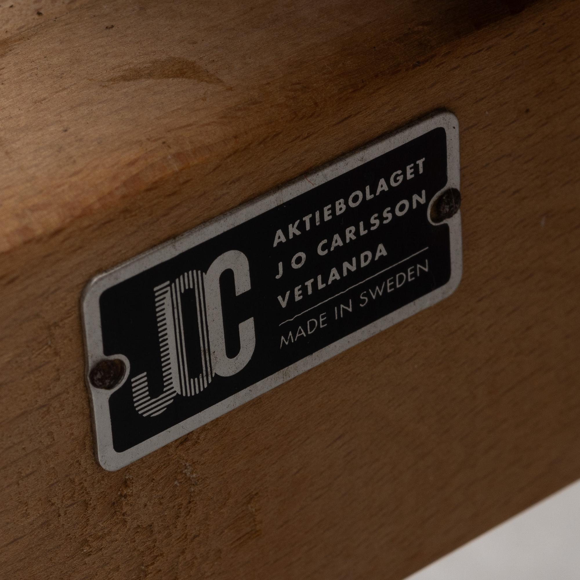 Karl Erik Ekselius, a dining table, JOC Möbler, Vetlanda, 1960s.