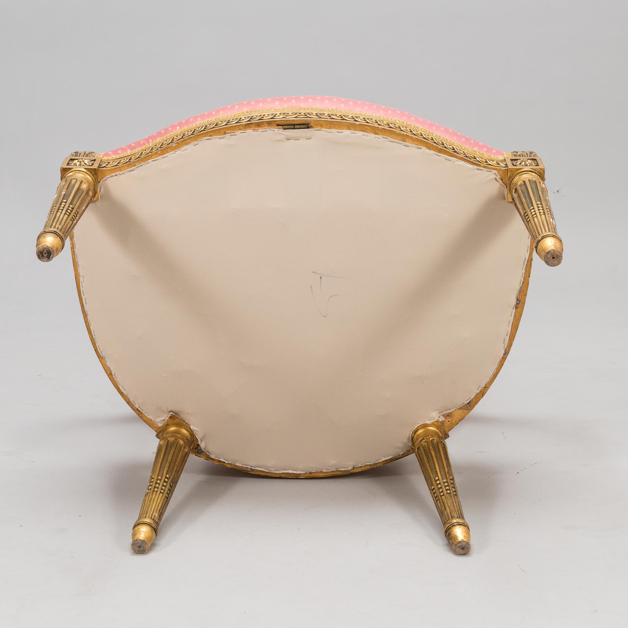 NOJATUOLI, kustavilaistyylinen, 1900-luvun alku.