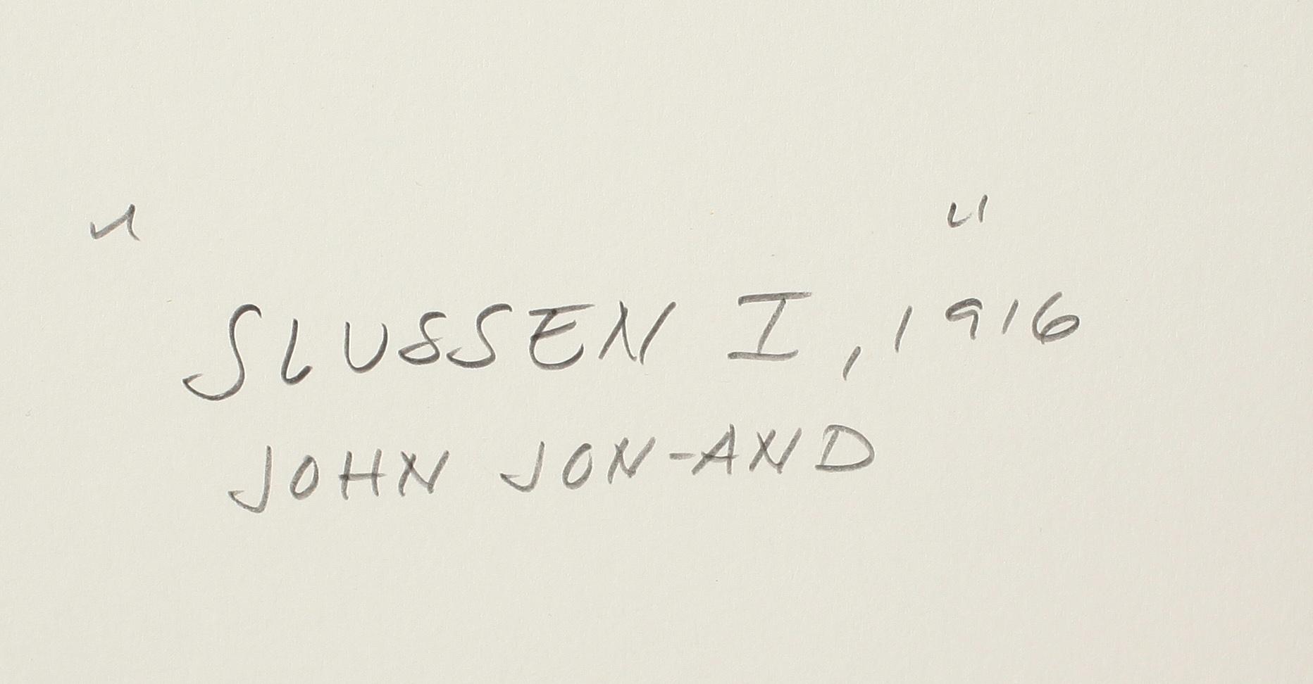JOHN JON-AND, akvarell, stämpelsignerad.