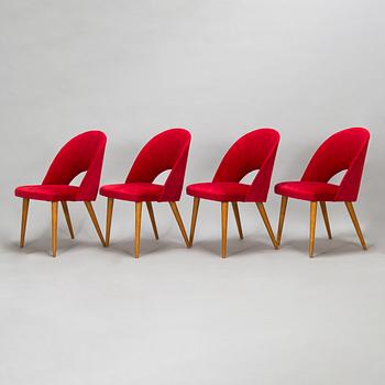 Four mid-20th century chairs.