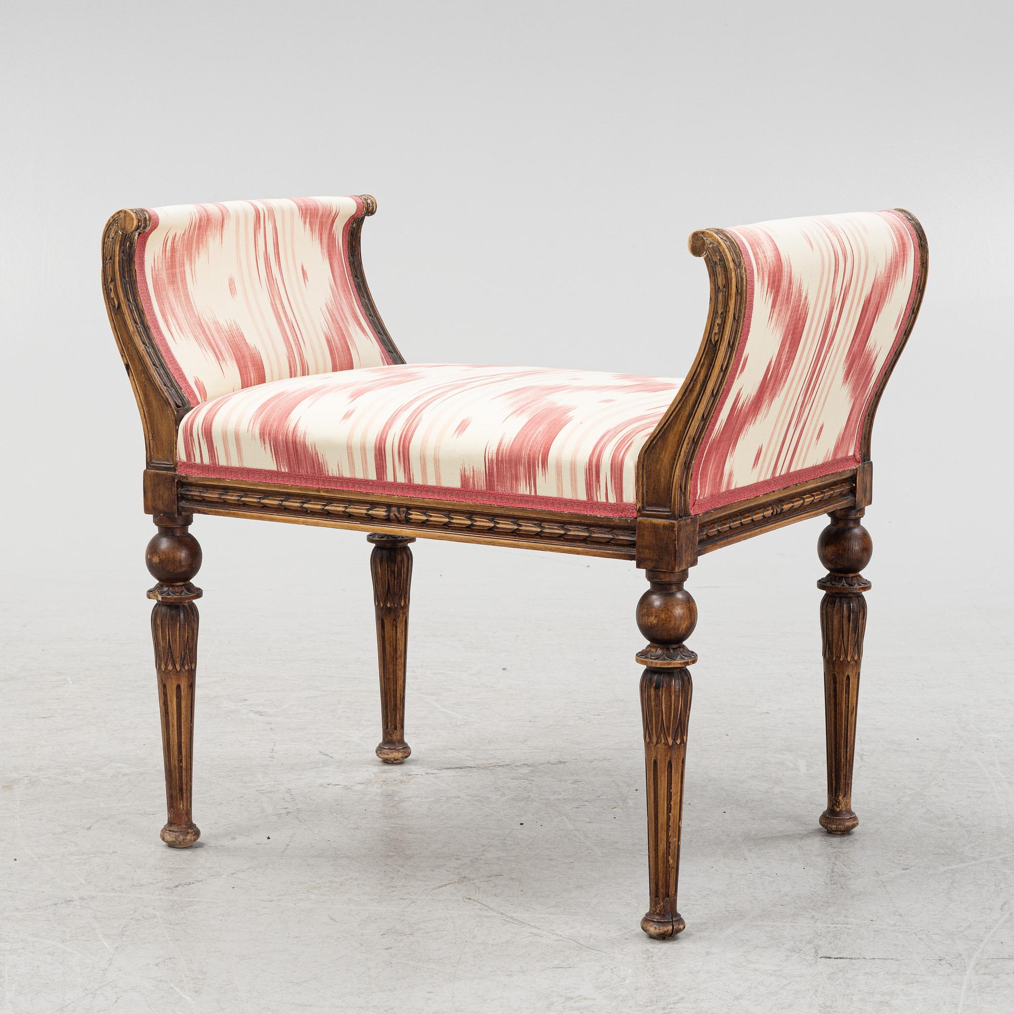 Banquet chair, Gustavian style, first half of the 19th century.