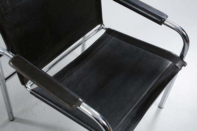 A pair of "Kointe" arm chairs by Tord Björklund, Ikea, late 20th century.