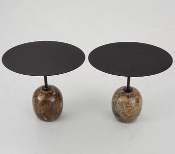 Luca Nichetto, a pair of 'Lato LN8' sidetables, &tradition.