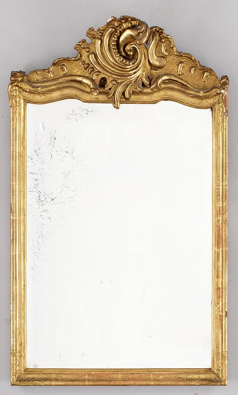 SPEGEL, rokoko, troligen Tyskland, 1700-talets andra hälft.