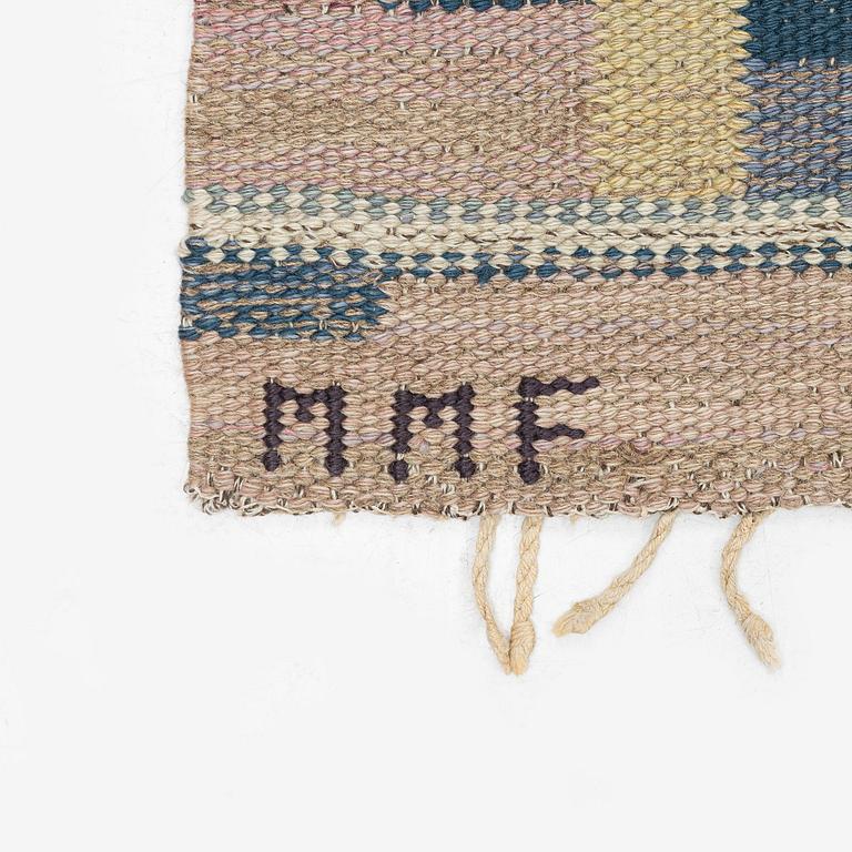 Märta Måås-Fjetterström, a carpet, 'Ulriksdal', flat weave, c. 290 x 250 cm, signed MMF.