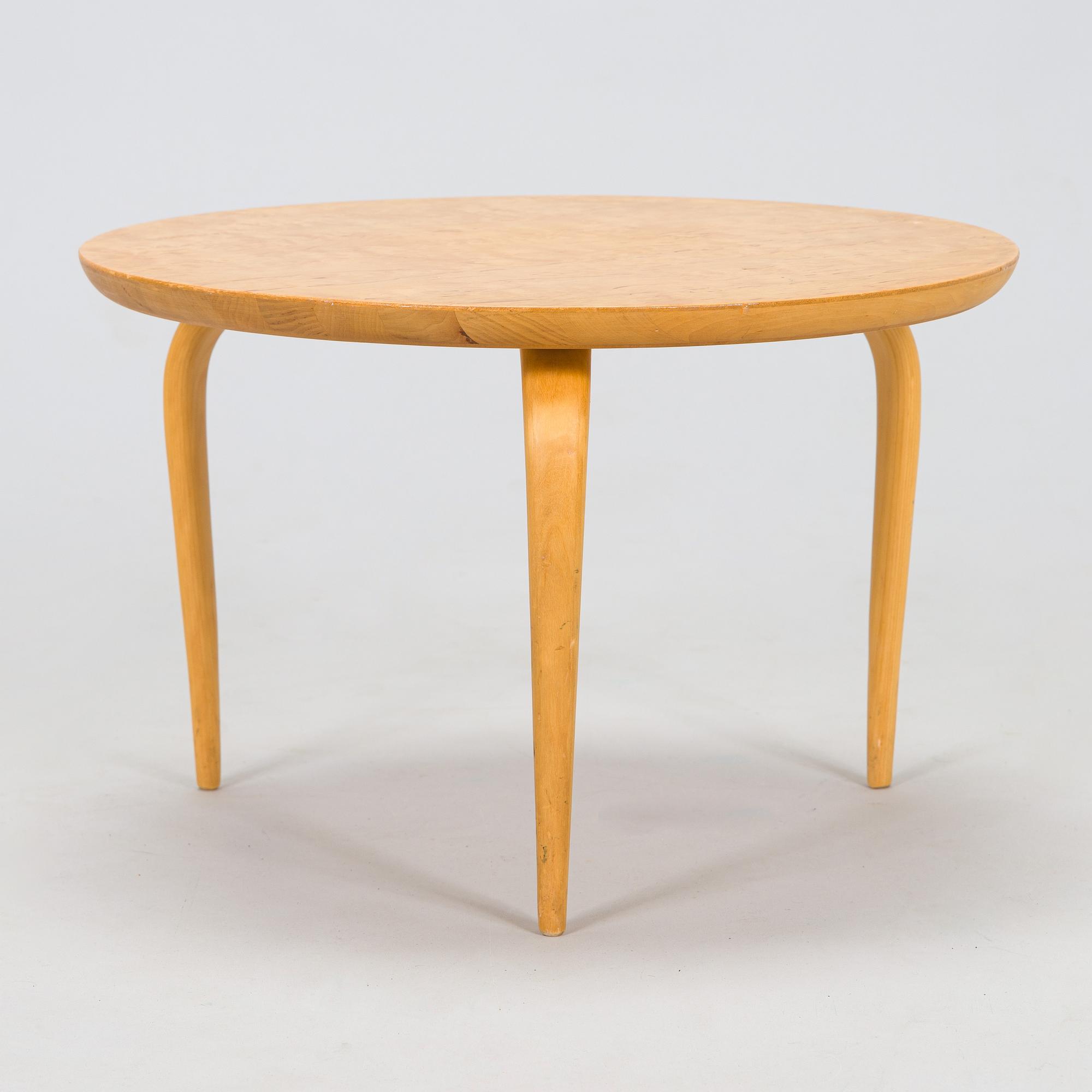 Bruno Mathsson, a mid-20th century 'Annika' side table, Firma Karl Mathsson.