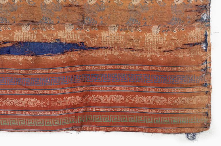 Sidenbrokad, Qingdynastin, 1800-tal.