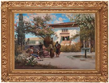 Hugo Birger, 'Spåkvinnan vid La Mesquita'  (The fortune teller at La Mesquita).