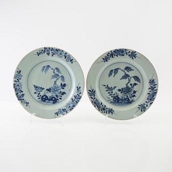 Plates 6 pcs China late 18th century porcelain.