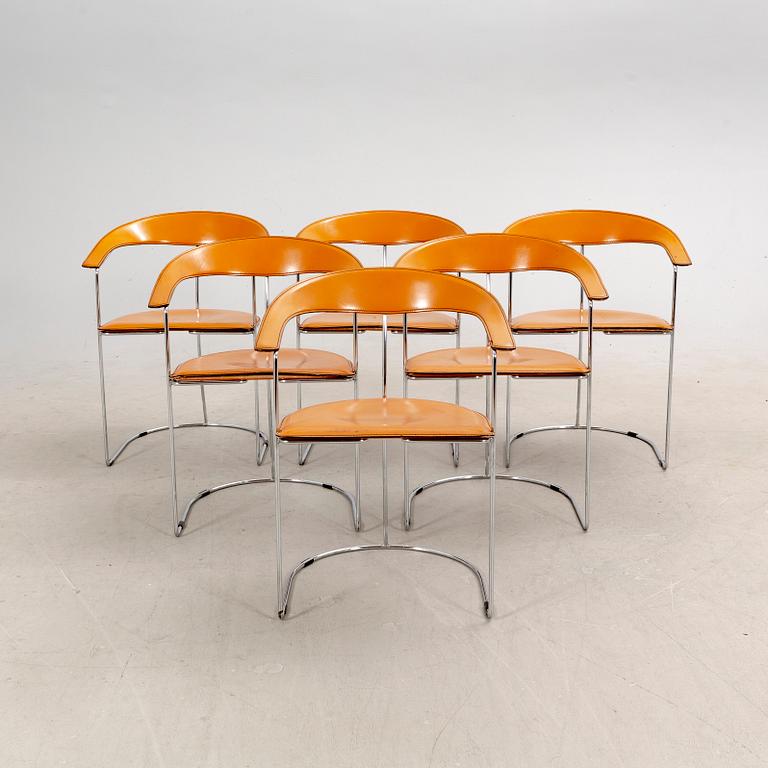 Karmstolar, 6 st, Arrben, Italien, 1980/90-tal.