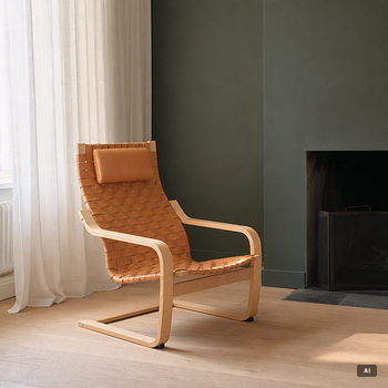 Noboru Nakamura, a pair of 'Poäng' armchairs, IKEA, Sweden.
