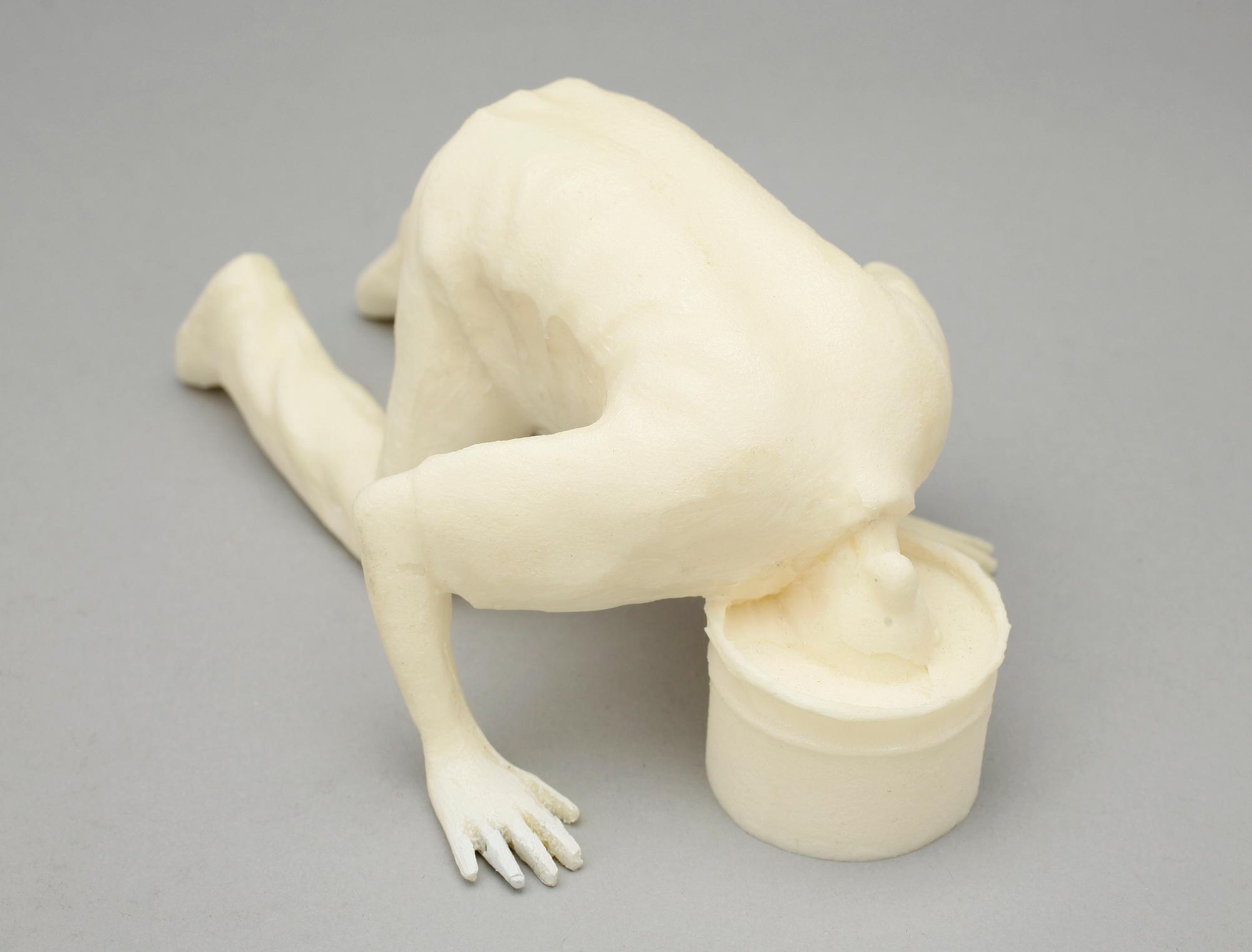 FREDRIK WRETMAN, skulptur, plast, monogramsign o dat 2010.