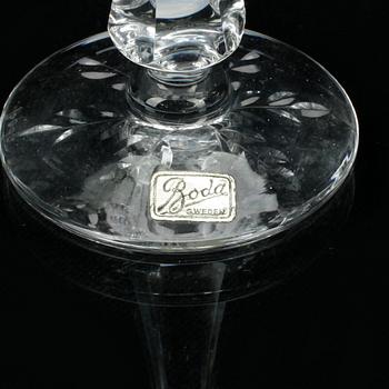 SERVIS, 28 delar, glas, "Mac Guirlang", Fritz Kallenberg, Boda, tillverkade ca 1952 - ca 1975.