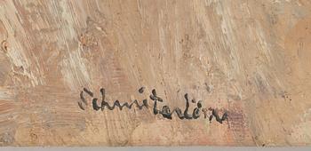 Bertram Schmiterlöw, oil on canvas, signed.