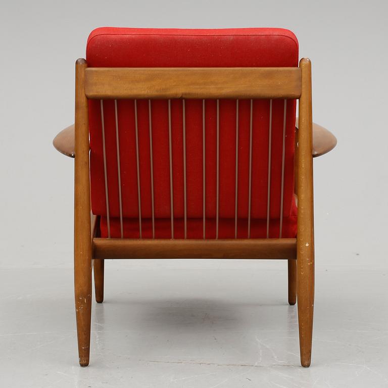 FÅTÖLJ, Grete Jalk för France & son, Danmark, 1960-tal.