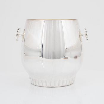 Sigvard Bernadotte, a 62-piece 'Marianne Millenium' glass service and a silverplated wine cooler.