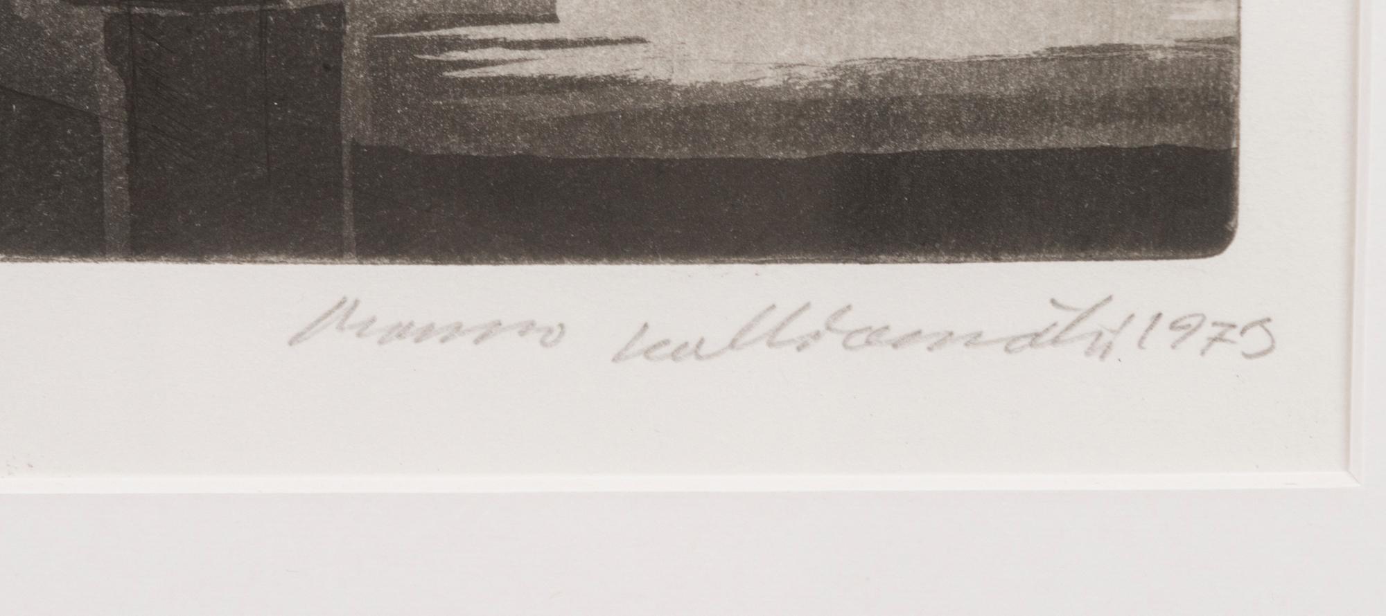 MANNO KALLIOMÄKI, etching, signed and dated 1973, numbered Epreuve d'art I.