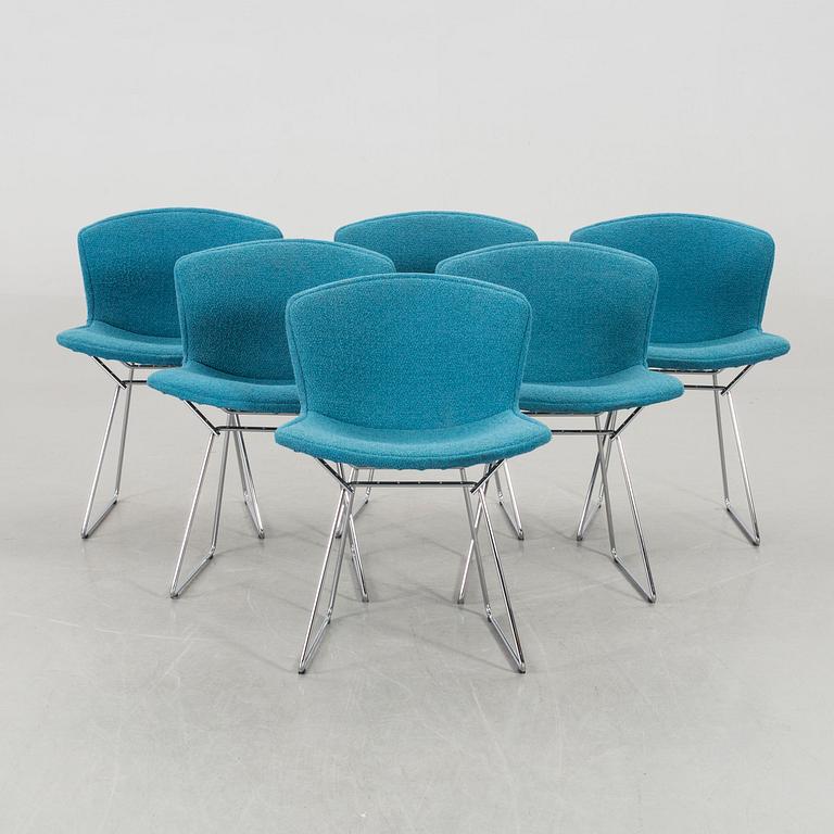 A SET OF 6 HARRY BERTOIA "SIDE CHAIR" BY KNOLL INTERNATIONAL.