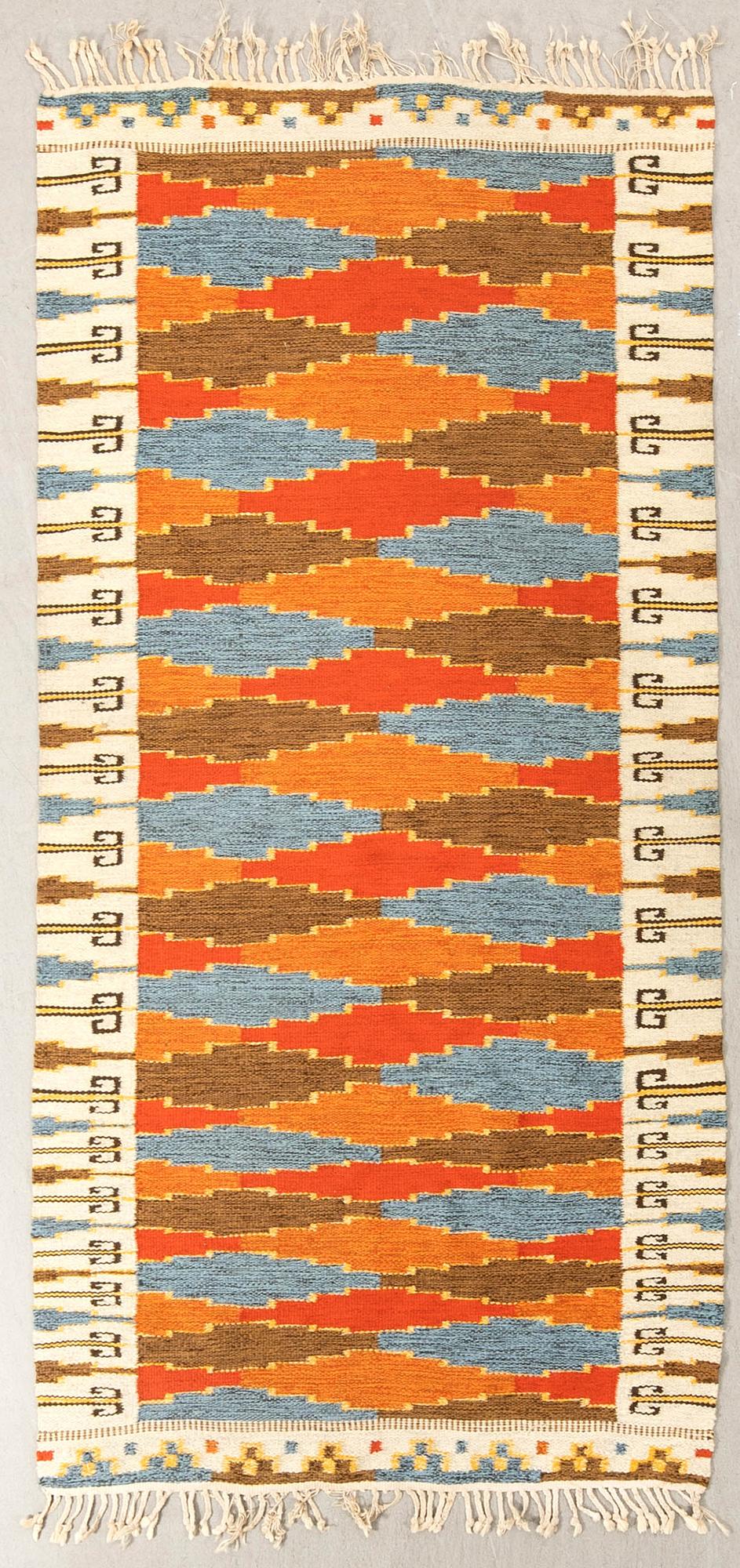 Matta rölakan 1900-talets mitt ca 242x116 cm.