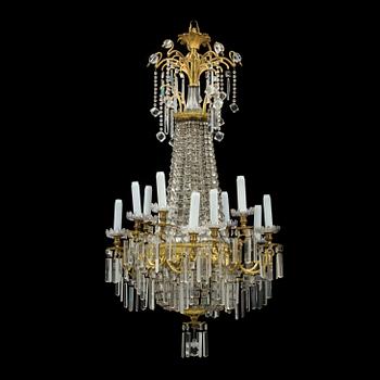 An early 20th century ceiling light.