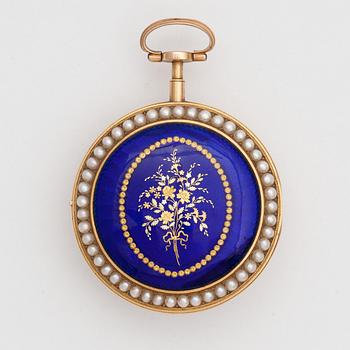 FICKUR, F. Crump, London, 1800-talets första hälft, med chatelaine.