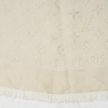 Louis Vuitton, a silk mix shawl.