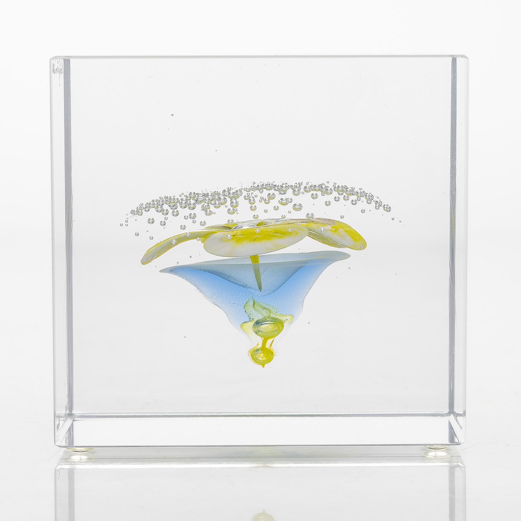 Oiva Toikka, vuosikuutio 2000, signeerattu Oiva Toikka Nuutajärvi 2000, 932/2000.