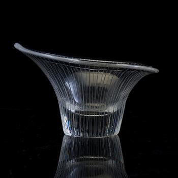 A Tapio Wirkkala glass bowl, Iittala glassworks 1950´s.