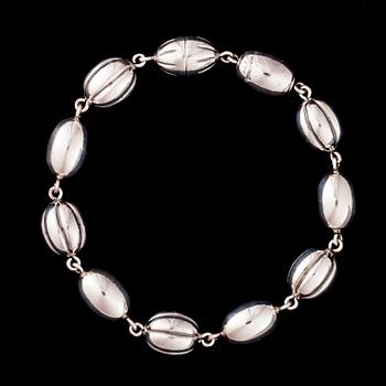 COLLIER samt ARMBAND, silver, Kalevala Koru 1968. Vikt tot. 136,5 g.