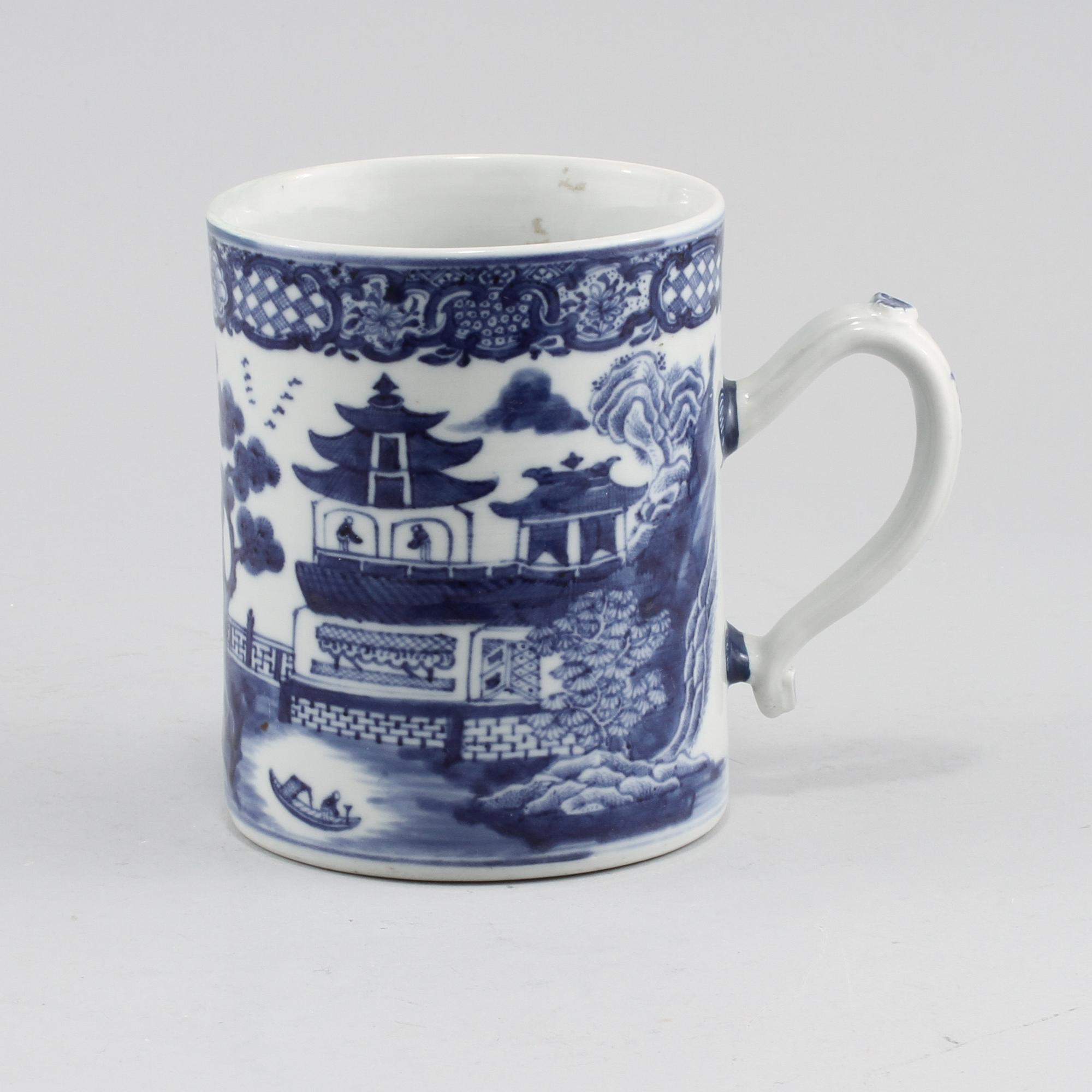 MUGG, porslin, Kina, 1800-tal.