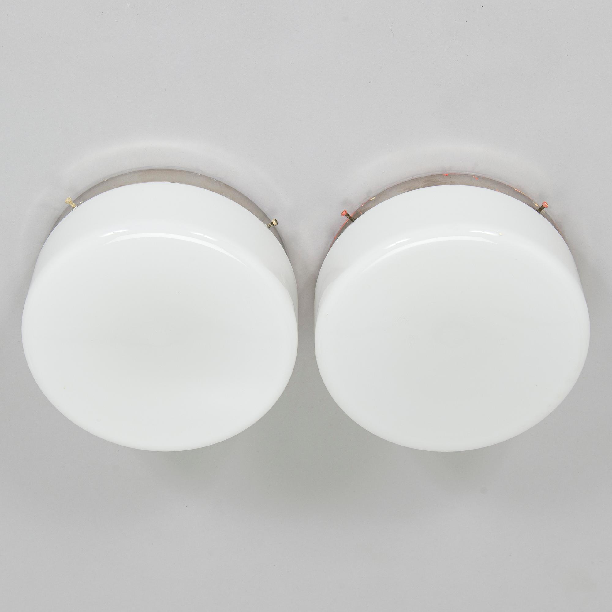 Paavo Tynell, A pair of 1930s ceiling light '2016', Taito.