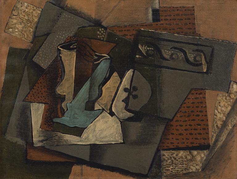 Georges Braque, "As de trèfles et verre".