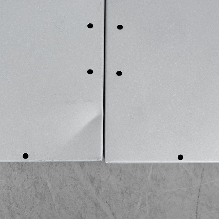 Olof Inger, spray on plate, 8 parts, 2012, signed verso.