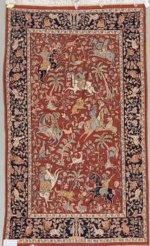 MATTA, Ghom, figural, old. Ca 202x115 cm.