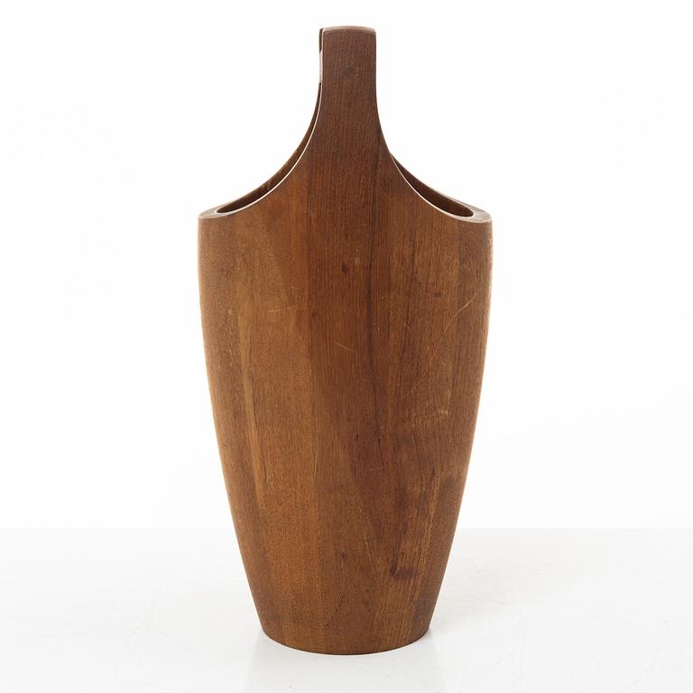 Jens Quistgaard, a 'Congo' teak ice bucket, Denmark, 1960's.
