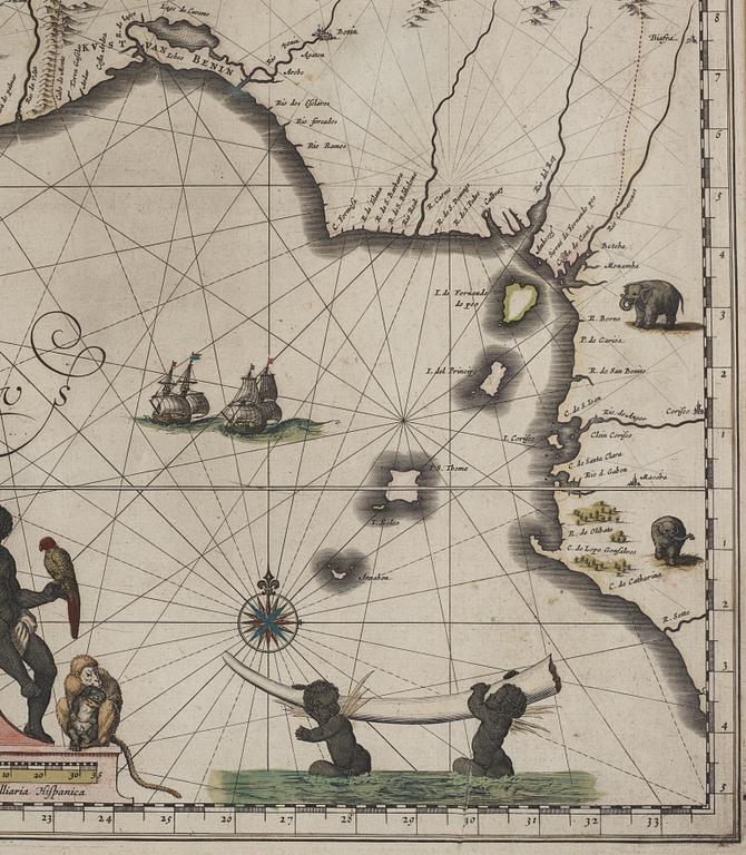 Johannes/Jean Blaeu, karta.