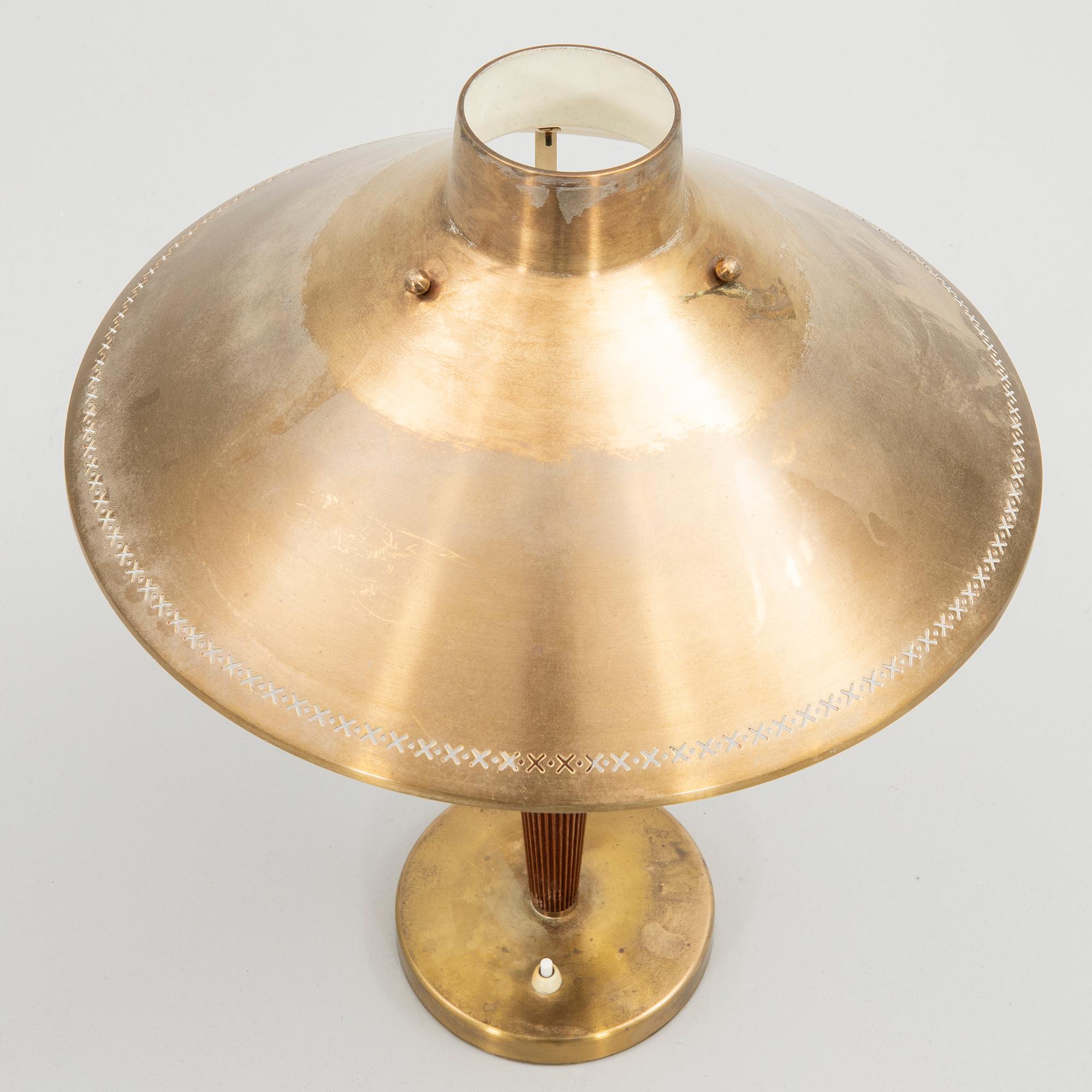 Hans Bergström, Table lamp, model "E1161", ASEA Lighting, 1940s.