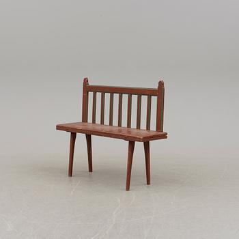 A chair / table, folk art, 19th century.