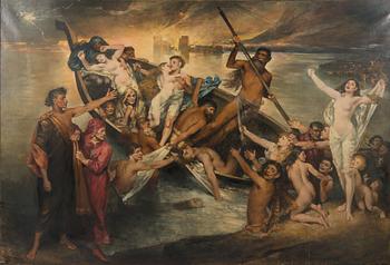 Dante and Virgil in the Underworld.