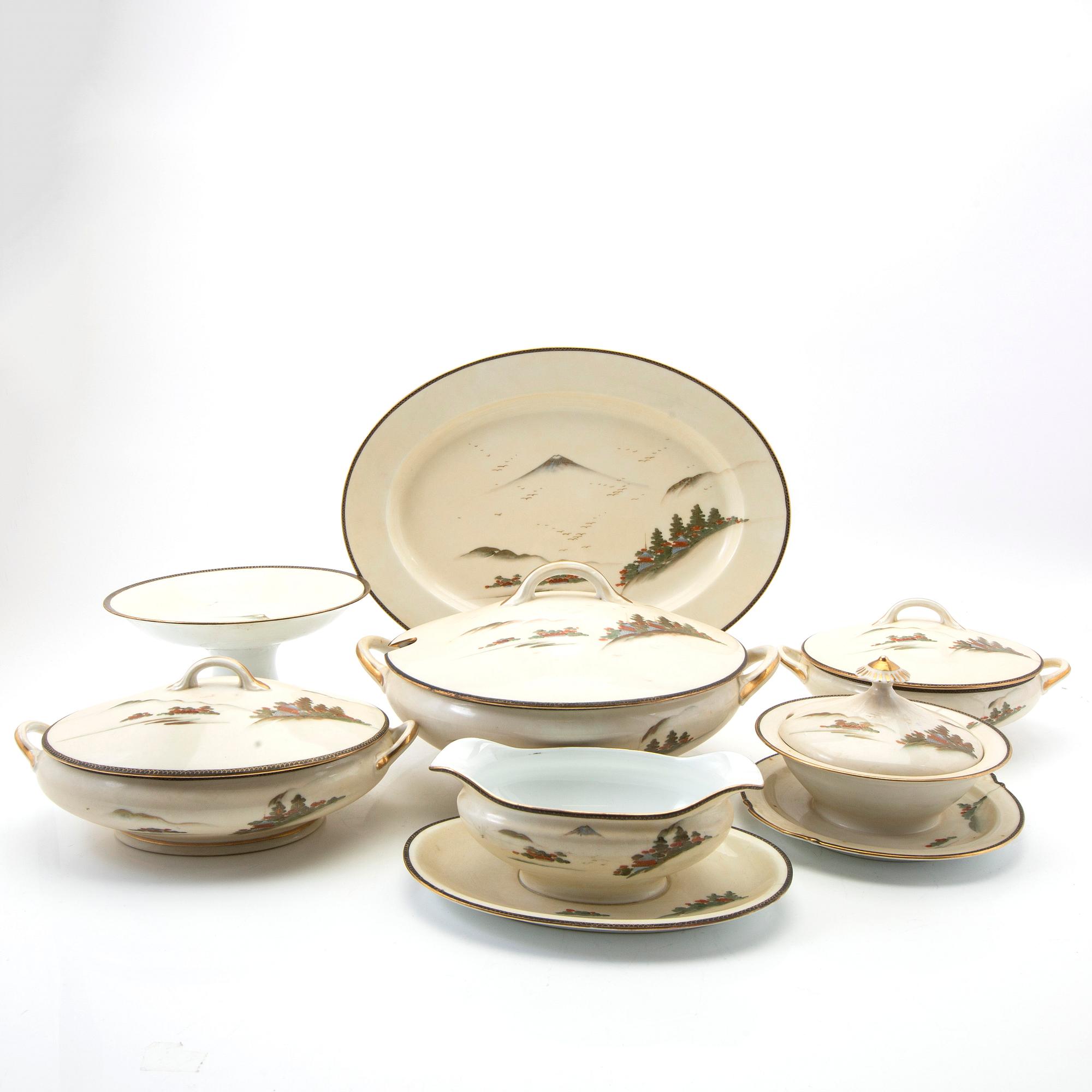 Servis, 99 delar, Japan, "Soko China", 1900-tal.