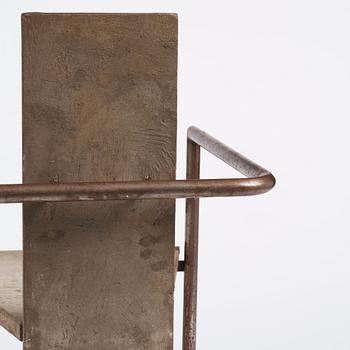 Jonas Bohlin, a 'Concrete' armchair, Källemo, Värnamo, Sweden, post 1981.