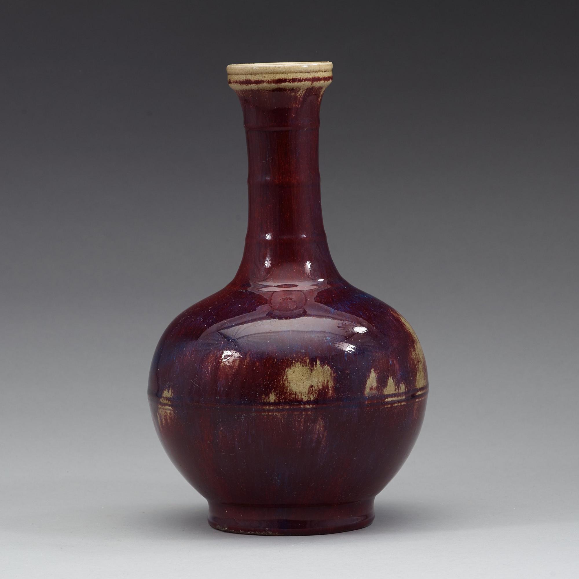 VAS, keramik. Qingdynastin, Qianlong (1736-95).