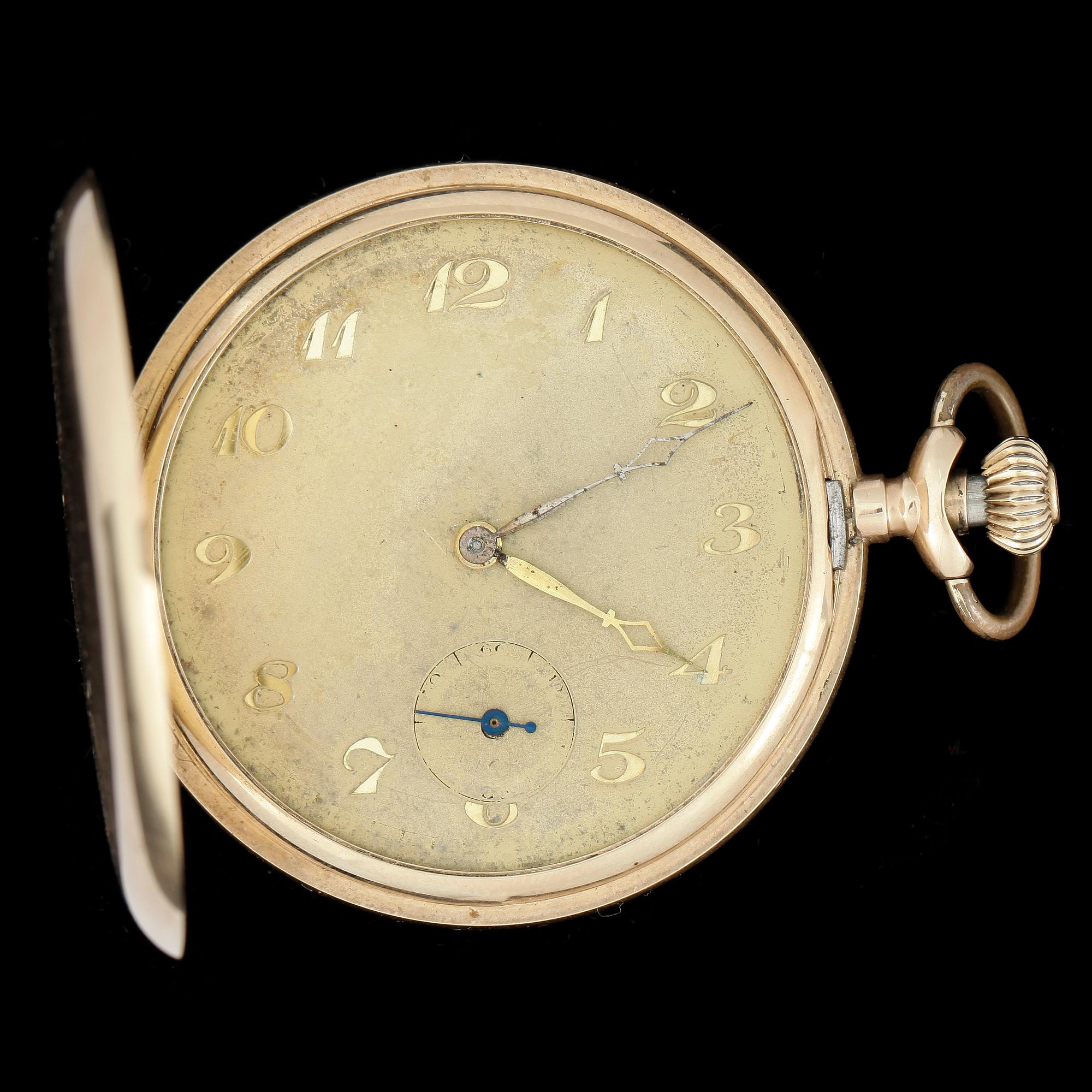 HERRFICKUR, guld 14k, 1900-talets första hälft. Vikt tot ca 65 gram.
