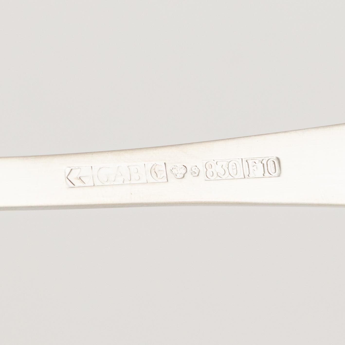 Jacob Ängman, bestickuppsättning, 96 delar "Rosenholm", GAB, bl.a. Stockholm 1968.