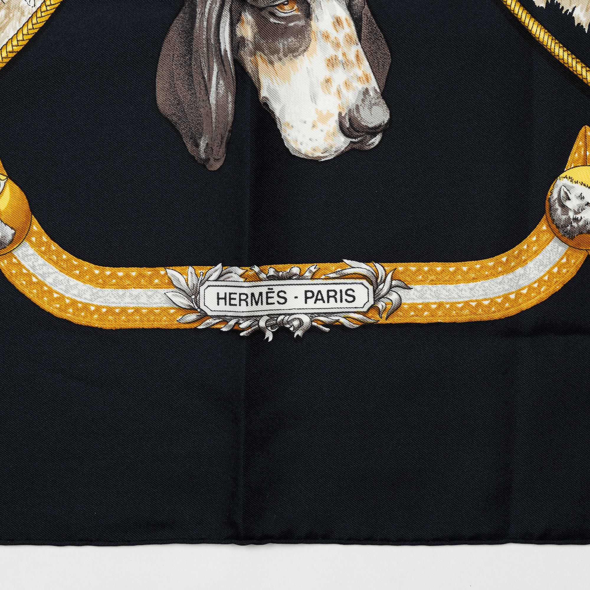 Hermès, scarf, "Le Laisser courre".