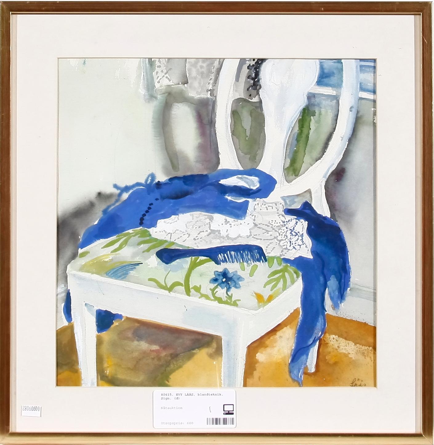 EVY LÅÅS, blandteknik. Sign.