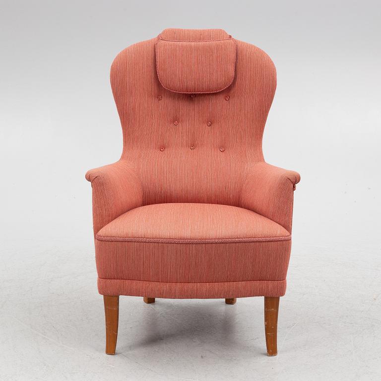 Carl Malmsten, armchair, "Farmor", OH Sjögren, second half of the 20th century.