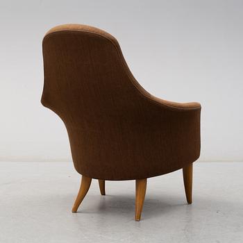 A 'Lilla Eva' easy chair by Kerstin Hörlin-Holmquist for Nordiska Kompaniet, mid 20th century.